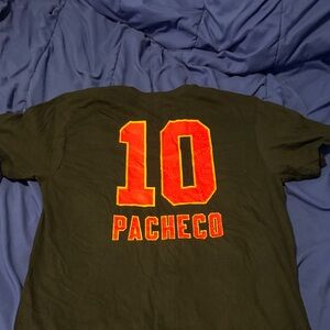 Fanatics Black Crew Neck Tee with Pacheco on the back